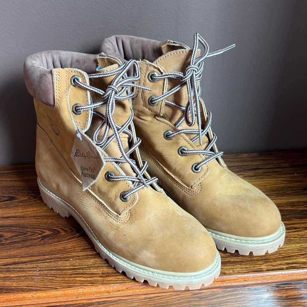 Eddie Bauer Tan Leather Boots